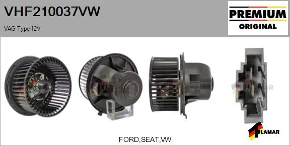 Interior Blower (VHF210037VW)