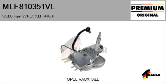 Wiper Motor (MLF810351VL)