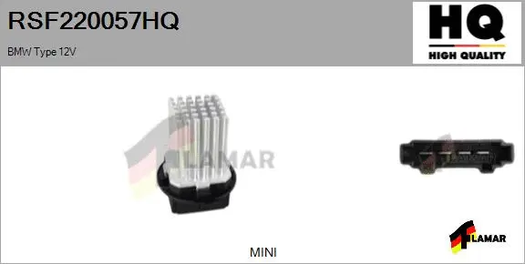 Resistor, interior blower (RSF220057HQ)