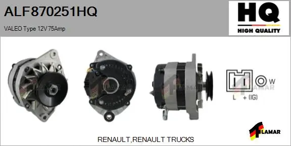 Alternator (ALF870251HQ)