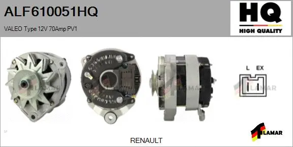 Alternator (ALF610051HQ)