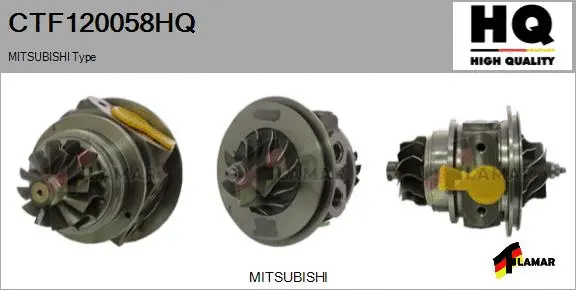 Core assembly, turbocharger (CTF120058HQ)