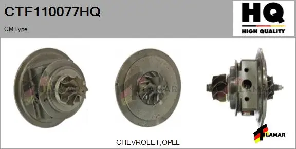 Core assembly, turbocharger (CTF110077HQ)