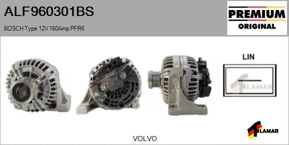Alternator (ALF960301BS)