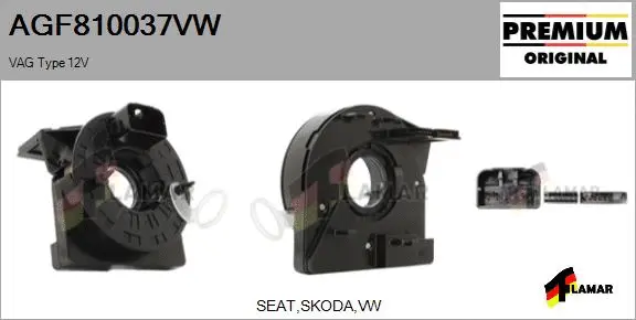 Clockspring, airbag (AGF810037VW)