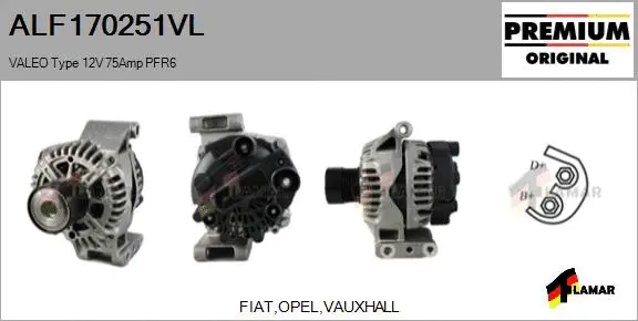 Alternator (ALF170251VL)