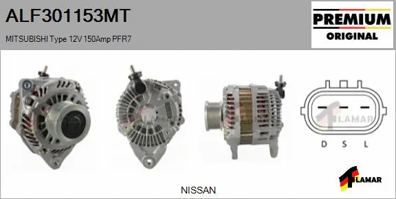 Alternator (ALF301153MT)
