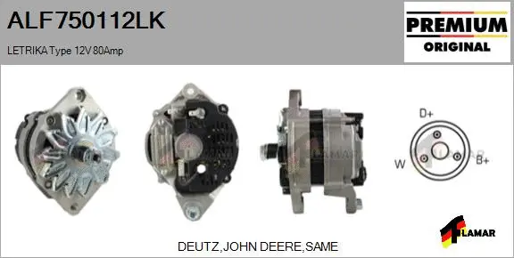 Alternator (ALF750112LK)