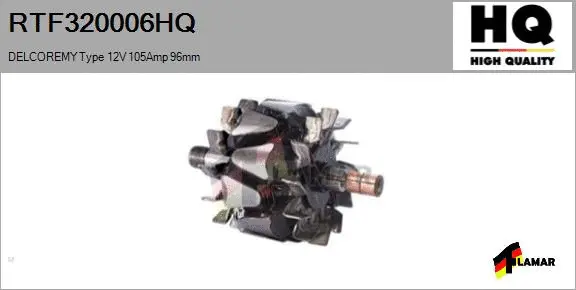Rotor, alternator (RTF320006HQ)