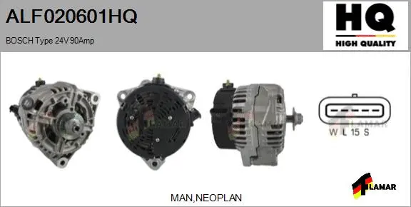 Alternator (ALF020601HQ)