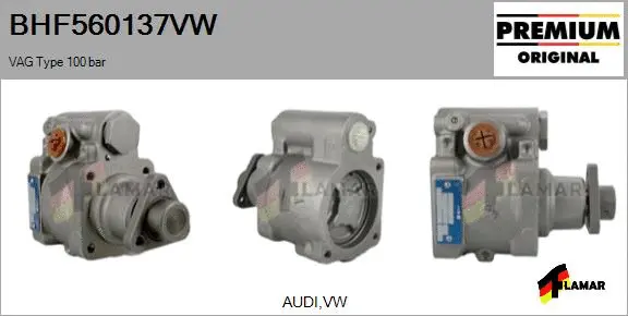 Hydraulic Pump, steering (BHF560137VW)