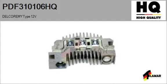 Rectifier, alternator (PDF310106HQ)