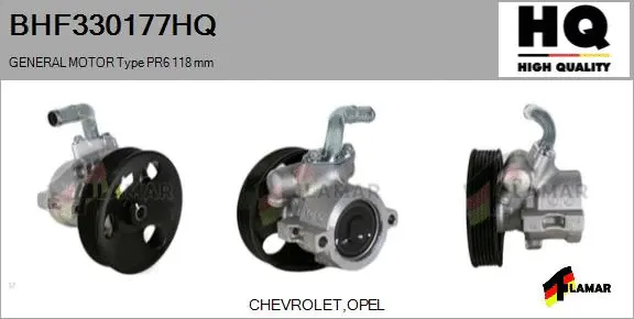 Hydraulic Pump, steering (BHF330177HQ)
