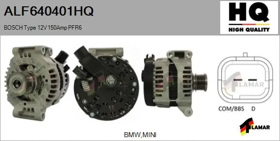 Alternator (ALF640401HQ)
