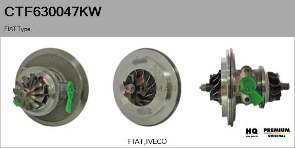 Core assembly, turbocharger (CTF630047KW)