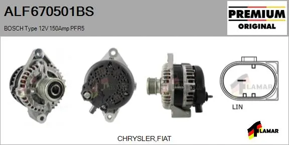 Alternator (ALF670501BS)