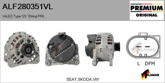 Alternator (ALF280351VL)