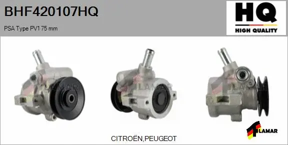 Hydraulic Pump, steering (BHF420107HQ)