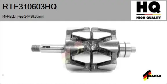 Rotor, alternator (RTF310603HQ)
