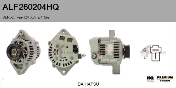 Alternator (ALF260204HQ)