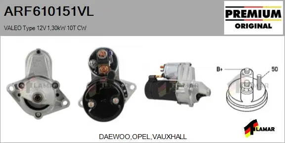 Starter (ARF610151VL)