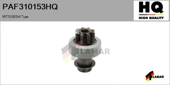 Pinion, starter (PAF310153HQ)