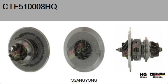 Core assembly, turbocharger (CTF510008HQ)