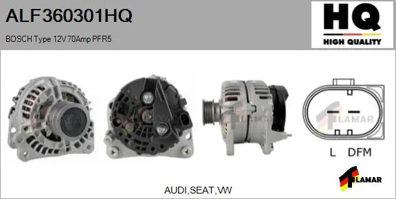 Alternator (ALF360301HQ)
