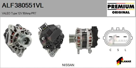 Alternator (ALF380551VL)