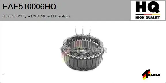 Stator, alternator (EAF510006HQ)