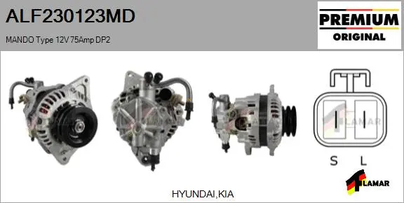 Alternator (ALF230123MD)
