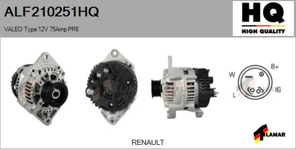 Alternator (ALF210251HQ)
