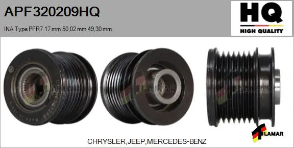 Belt Pulley, alternator (APF320209HQ)