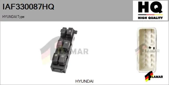 Switch, window regulator (IAF330087HQ)