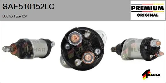 Solenoid Switch, starter (SAF510152LC)