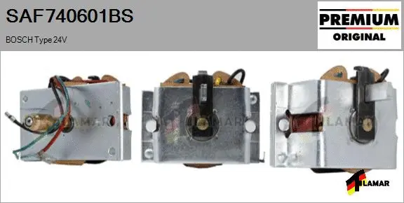 Solenoid Switch, starter (SAF740601BS)