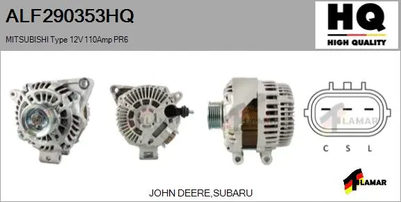 Alternator (ALF290353HQ)
