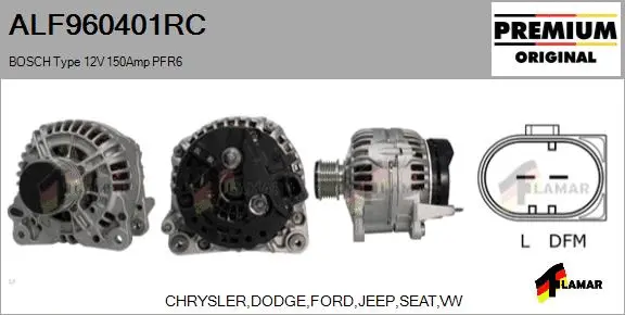 Alternator (ALF960401RC)