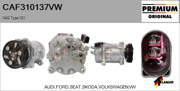 Compressor, air conditioning (CAF310137VW)