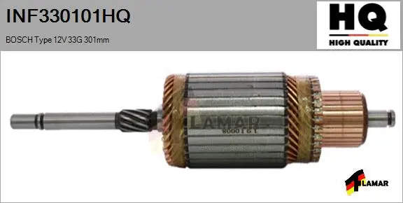 Armature, starter (INF330101HQ)