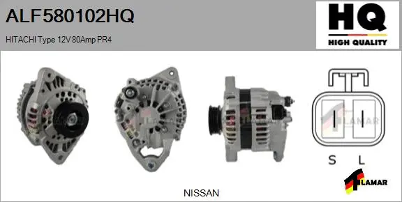 Alternator (ALF580102HQ)