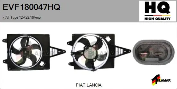 Electric Motor, radiator fan (EVF180047HQ)