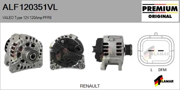 Alternator (ALF120351VL)