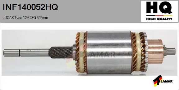 Armature, starter (INF140052HQ)