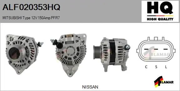 Alternator (ALF020353HQ)