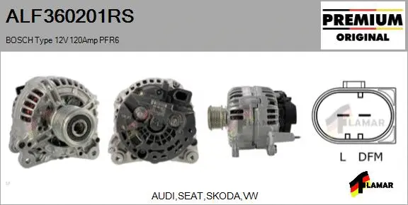 Alternator (ALF360201RS)