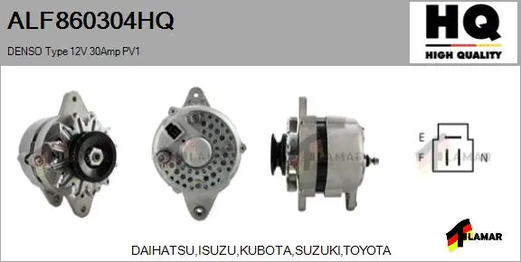 Alternator (ALF860304HQ)