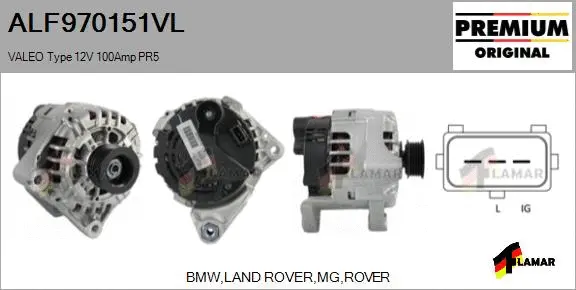 Alternator (ALF970151VL)