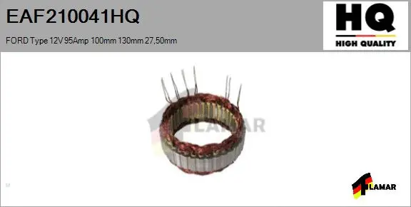 Stator, alternator (EAF210041HQ)