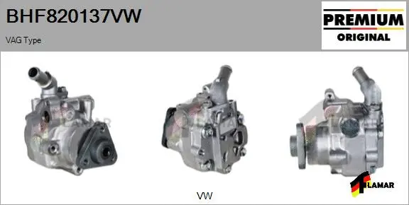 Hydraulic Pump, steering (BHF820137VW)